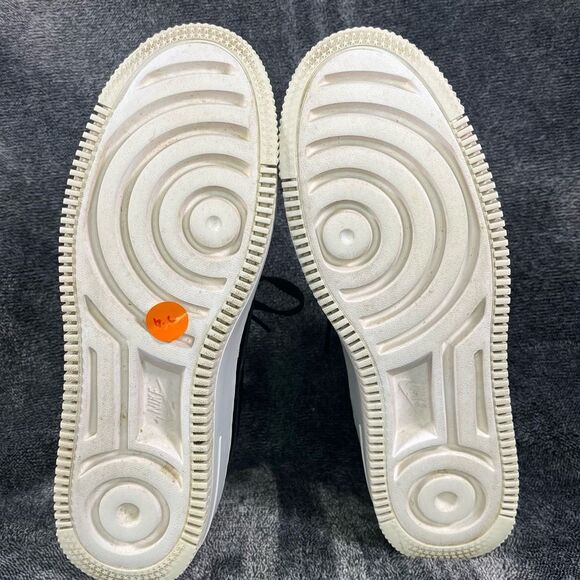 Nike Air Force 1 Sage Low Black Leather with Platform women’s 10 - Picture 4 of 8